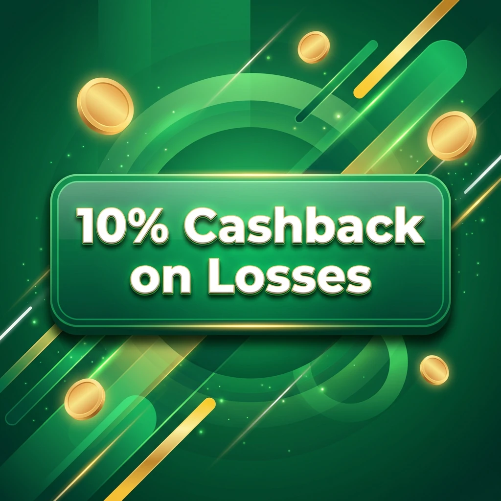 10% Cashback on Losses 10% Cashback on Losses